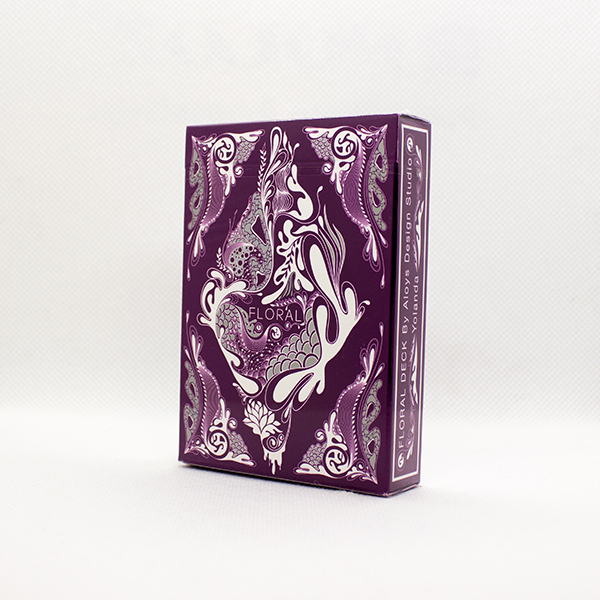 Floral Purple Deck by Aloy Studios