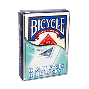 Bicycle Blank Faces / Blue Backs Deck
