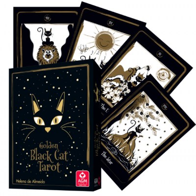 AGM Golden Black Cat Tarot Deck - Τράπουλα Ταρώ