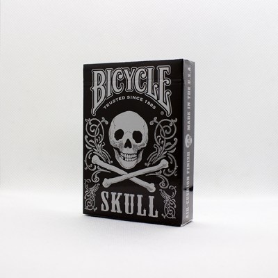Bicycle Skull Metallic Silver Deck by Gambler's Warehouse