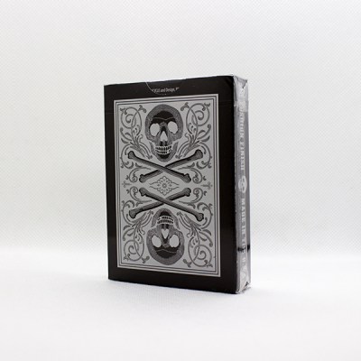 Bicycle Skull Metallic Silver Deck by Gambler's Warehouse 2
