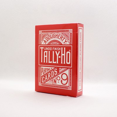 Tally-Ho Reverse Fan Back Red Deck by Aloy Studios