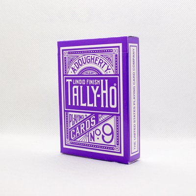 Tally-Ho Reverse Circle Back Purple Deck by Aloy Studios
