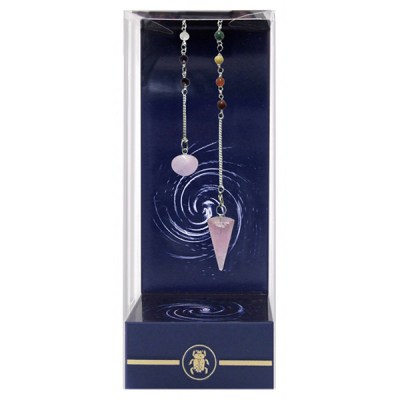 Lo Scarabeo Premium Rose Quartz Chackra Pendulum - Εκκρεμές 1