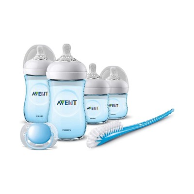 Philips Avent Σετ Μπιμπερό για Νεογέννητα Natural - Γαλάζιο