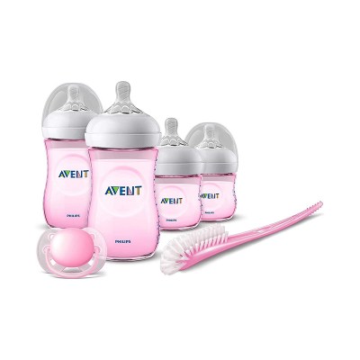 Philips Avent Σετ Μπιμπερό για Νεογέννητα Natural - Ροζ