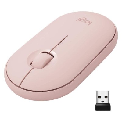 Logitech Bluetooth Mouse Pebble M350 - Pink