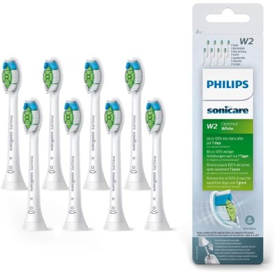 Philips Ανταλλακτικές Κεφαλές W2 Optimal White HX6068/12 - 8 τεμ.