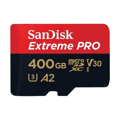 SanDisk Extreme Pro MicroSD Card With Adapter U3 A2 V30 - 400GB