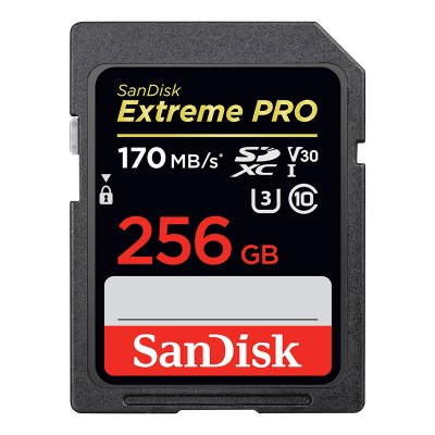 SanDisk Extreme Pro SD Card U3 V30 - 256GB