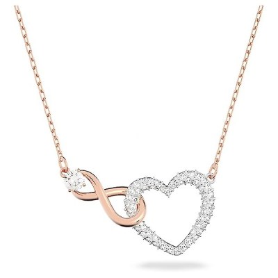 Swarovski Infinity And Heart Κολιέ - Mixed Platings